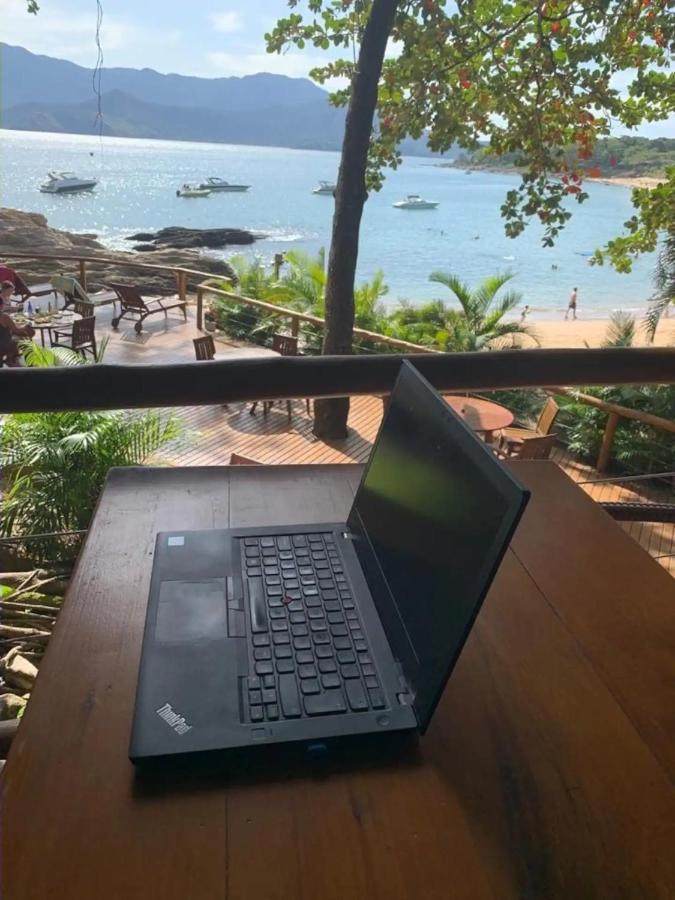 Residencia Em Condom, 1 Ou 2 Suites, Vista Para O Mar, Praia Do Curral, Ilhabela Dış mekan fotoğraf