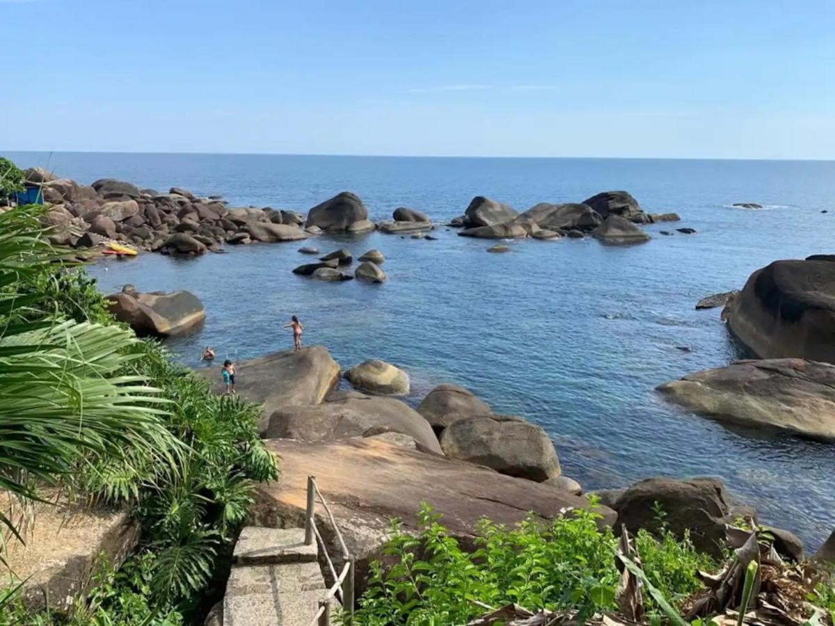 Residencia Em Condom, 1 Ou 2 Suites, Vista Para O Mar, Praia Do Curral, Ilhabela Dış mekan fotoğraf