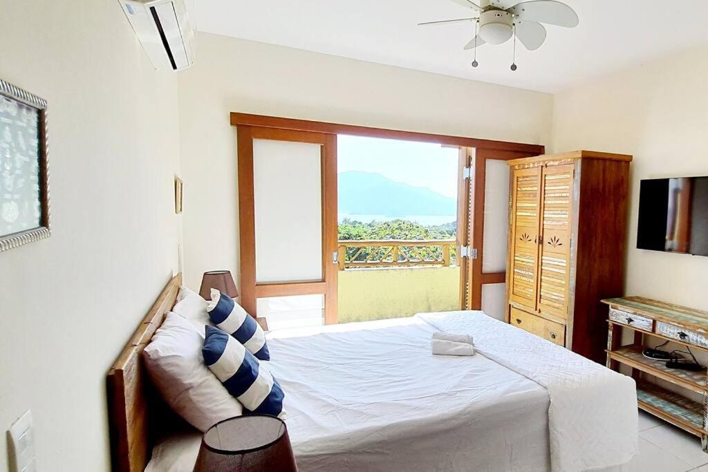 Residencia Em Condom, 1 Ou 2 Suites, Vista Para O Mar, Praia Do Curral, Ilhabela Dış mekan fotoğraf