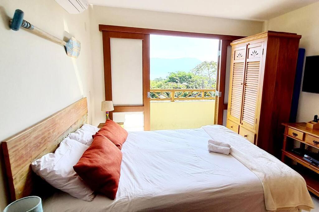 Residencia Em Condom, 1 Ou 2 Suites, Vista Para O Mar, Praia Do Curral, Ilhabela Dış mekan fotoğraf